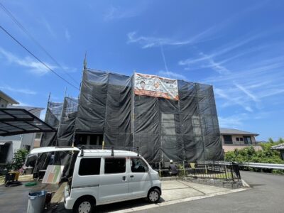 仮設足場完了
